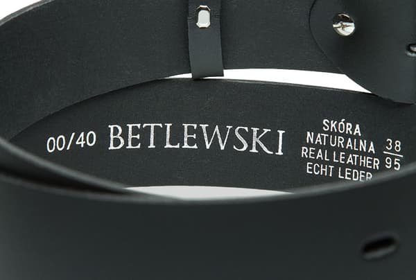DW40-0 140 Läderbälte SPLIT40 +CERTIFIKAT