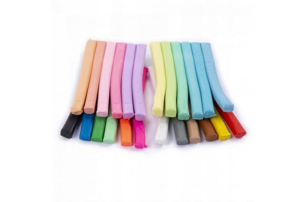 Kidea skole plasticine pastel 24 farver