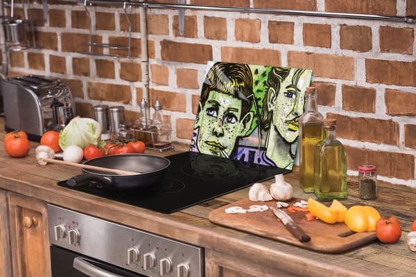 GLAS SKÄRBRÄDA 40x30 BARN