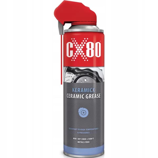 CX80 Keramicx Duo spray rustbeskyttende keramisk bremsefed 500ml