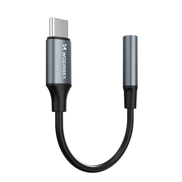 USB-C til 3,5 mm mini-jack adapter - sort