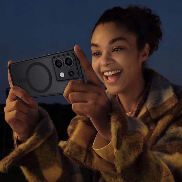 MAGSAFE SORT MATET ETUI TIL XIAOMI REDMI NOTE 13 PRO 5G + 2x GLAS