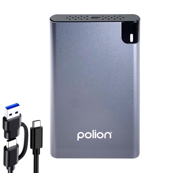 2,5" SATA USB 3.0 HDD/SSD-bås USB-C -> USB-A