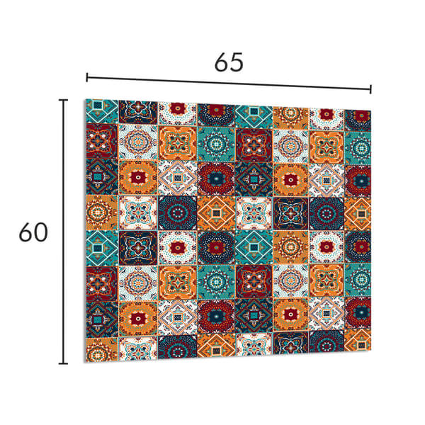 KEITTIÖN LASIPANEELI 65x60 Mosaiikki