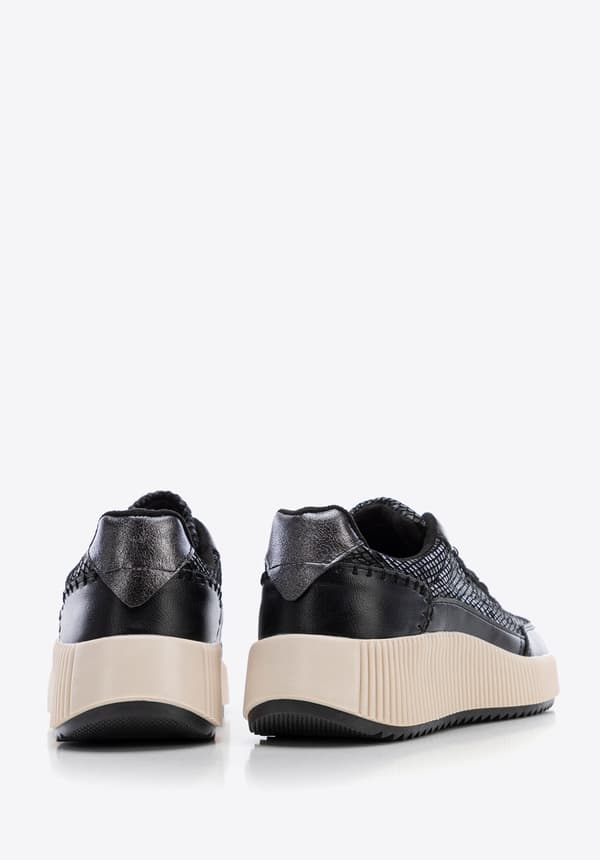 Wittchen Dame Sorte Øko-lædersneakers