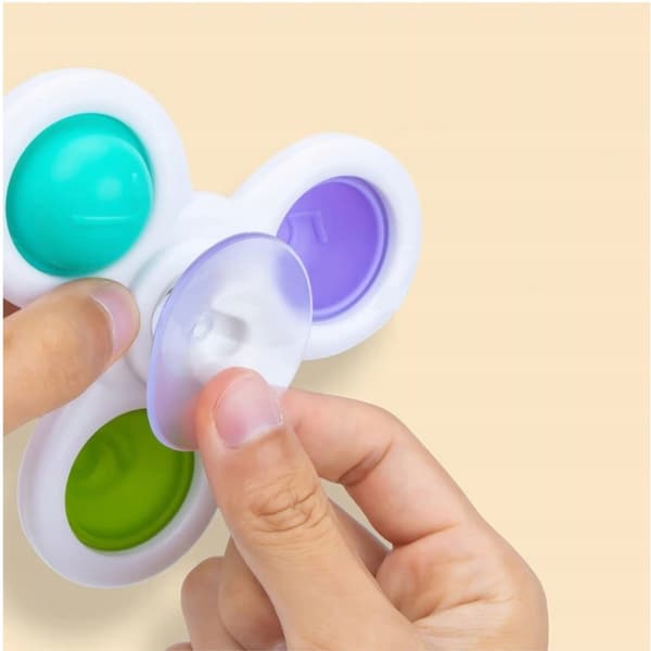 3 sensoriska sugkoppar skallra spinner ME-042
