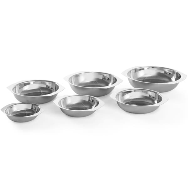 Stålskål för sallad diameter 120 x 30 mm
