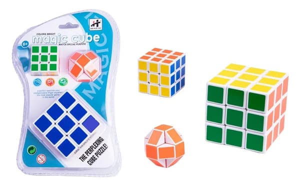 Snabbt 3x3 LOGIKKUBSET SNAKE classic