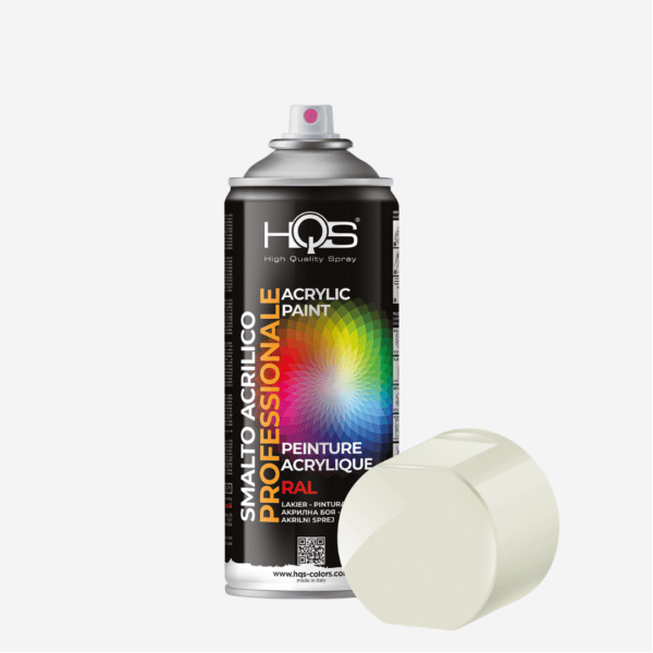 Blank vit lack RAL 9016 400 ml HQS