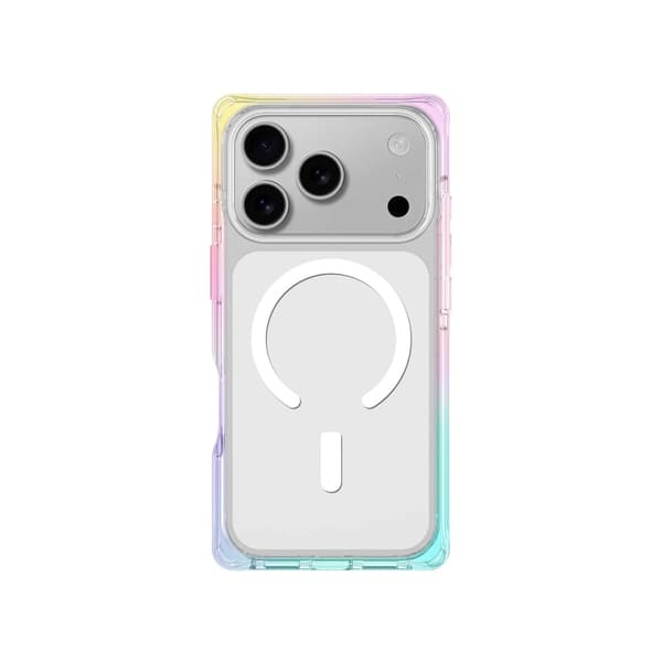 iPhone 17 Pro Omni MagSafe-etui - Gennemsigtig regnbue