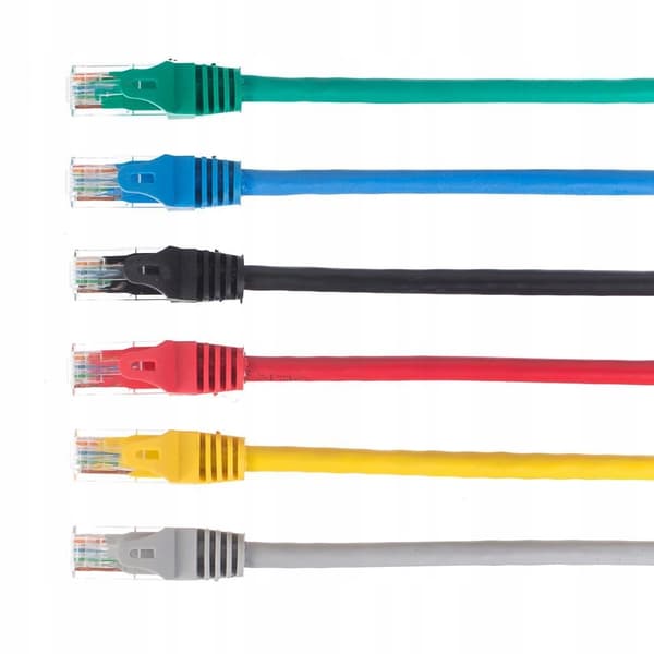 Patchkabel RJ45, Netrack gjuten kapsling, kat. 5e UTP, 2m grå