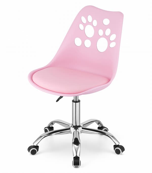 PRINT drejestol - pink