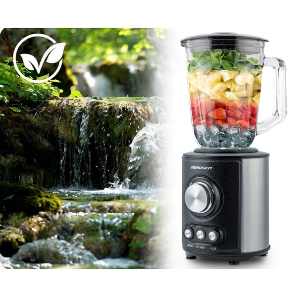 800W BD-751 Berdsen blender med kande, sort