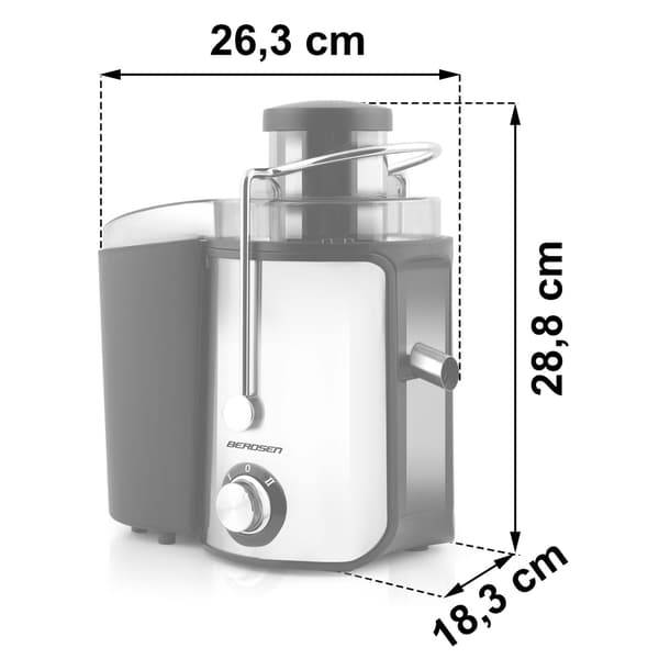 600W BD-750 Berdsen juicer sort