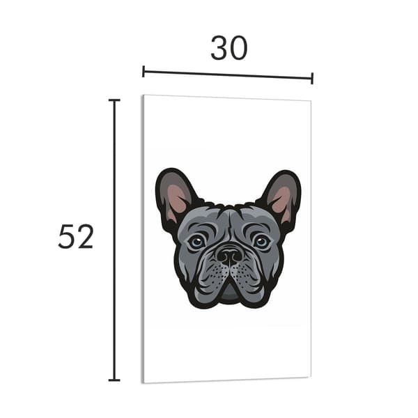 GLAS SKÄRBRÄDA 30x52 Hund