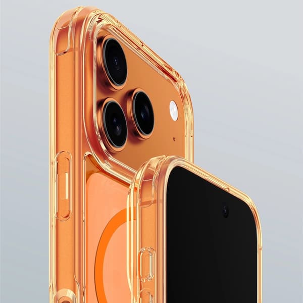 iPhone 17 Pro Minimal MagSafe-skal – Orange
