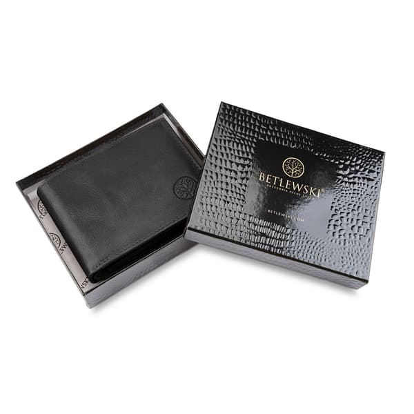 BPM-BB-61 BLACK MATTHEW Herrplånbok +CERTIFIKAT