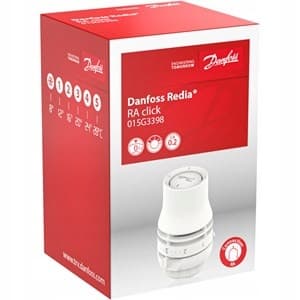 Danfoss Redia RA Click termostathoved | INDBYGGET SENSOR MED INDSTILLING