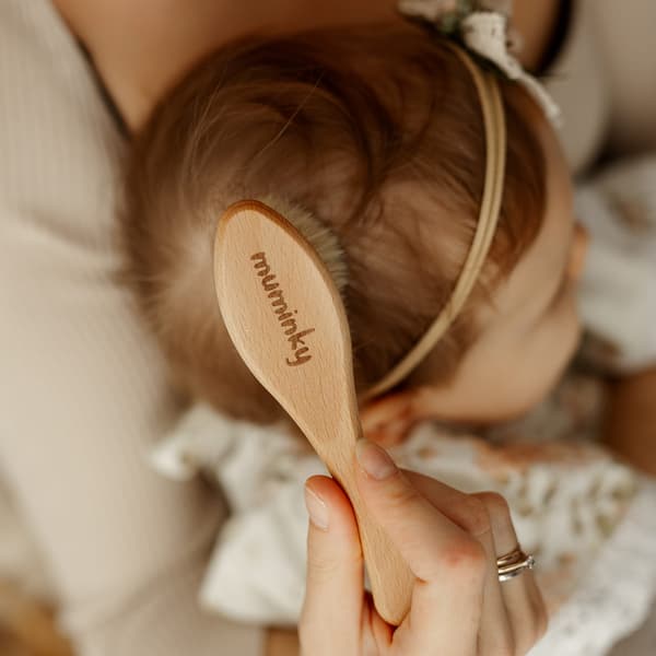 Gedehår babybørste