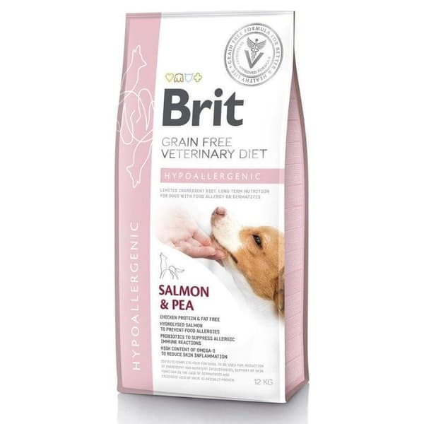 Brit VET Diets hypoallergeniskt torrfoder för hundar 12 kg