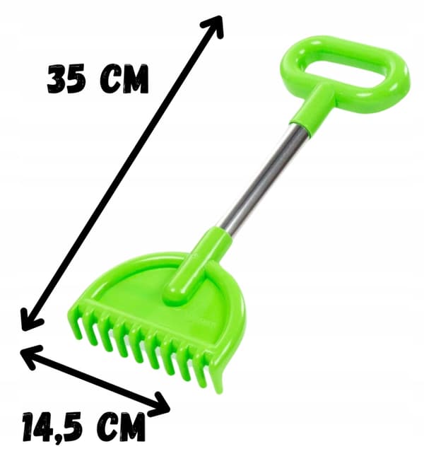 SANDRIVE metalskaft STOR 35 cm STRANDRIVE