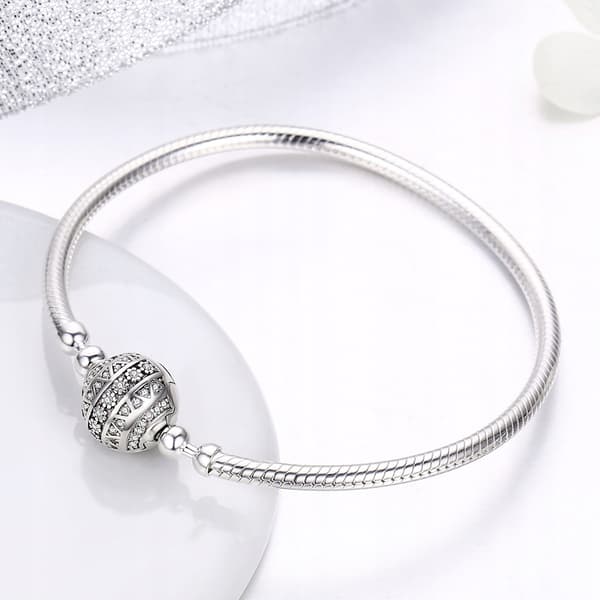 Pulsera SHINY PAVE para Pandora 20 cm