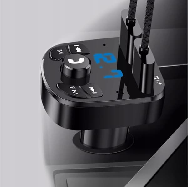 FM-SENDER BLUETOOTH USB-OPLADER 3.1A QC 3.0 Koanni