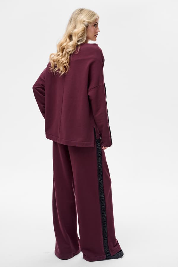 Disa Aubergine Damebukser 36/38