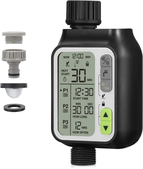 Q42LK AUTOMATISK PROGRAMMERARE FÖR VATTENBEVATTNING, KRAN, regnsensor