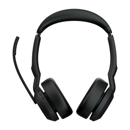 Jabra Evolve2 55 UC Stereo Link390c Trådlöst Headset, Bluetooth, USB-C, Svart