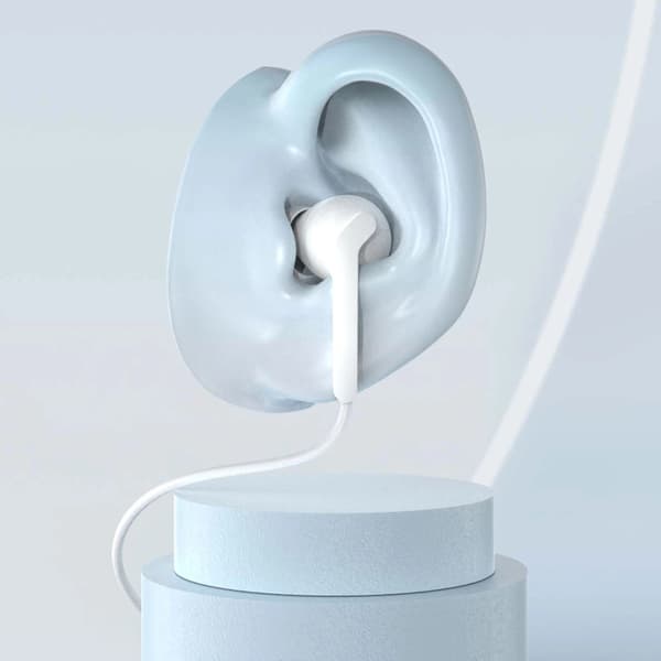 X3+ USB-C Kablede In-Ear Hovedtelefoner - Hvide