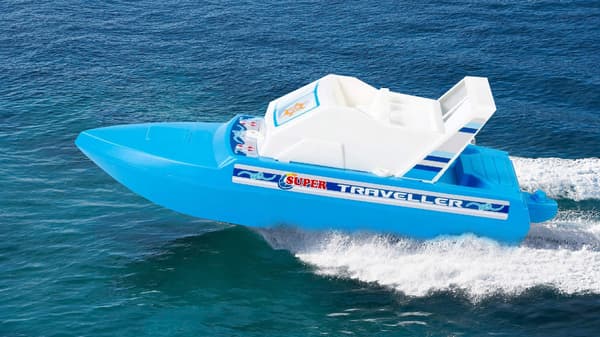 LEGETØJSSKIB stor BÅD til VANDBADEKAR POOL STRAND 38 cm