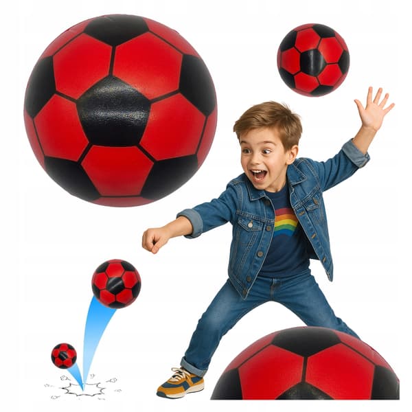 12 x FODBOLD bløde, afslappende ANTI-STRESS bolde 7 CM