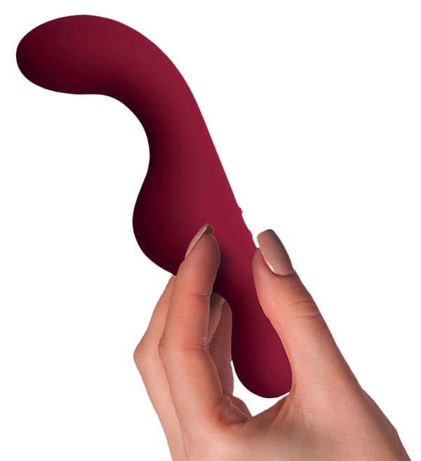 Rocks Off G-punkts- og klitorisvibrator Ruby Glow Blush