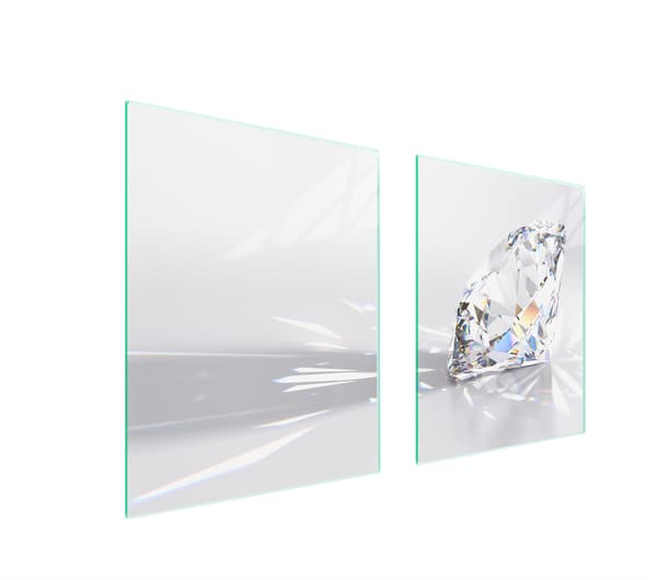 GLASSKYDDSPLÅT FÖR SPIS 85x52 DIAMANT