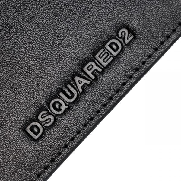 DSQUARED2 Herre Læderpung D2 NERO