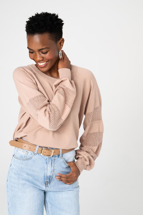 Niya Beige Damtröja 40/42