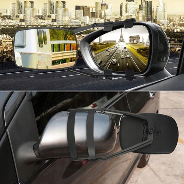 2x EXTRA SIDOSPEGLA FÖR DRAGNING AV UNIVERSAL DRAGSLÄP