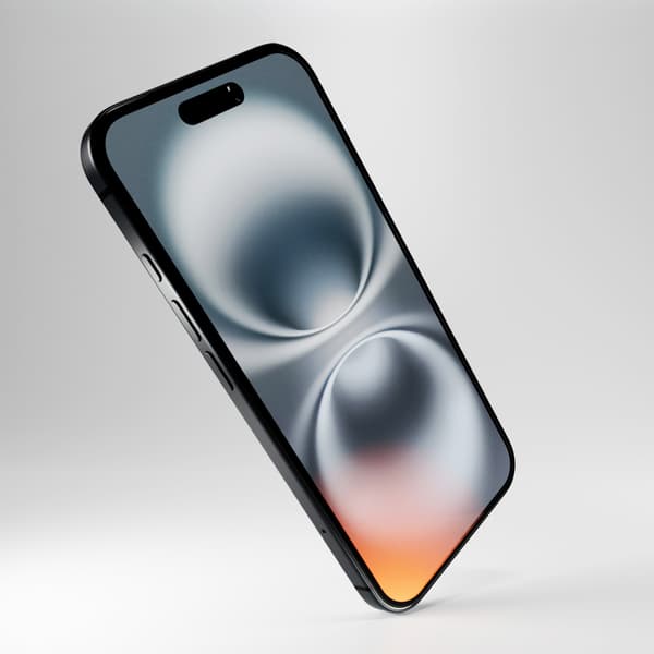 Hybridglas med sort ramme til iPhone 16 Plus / iPhone 15 Pro Max / iPhone 15 Plus Fleksibelt glas D3O