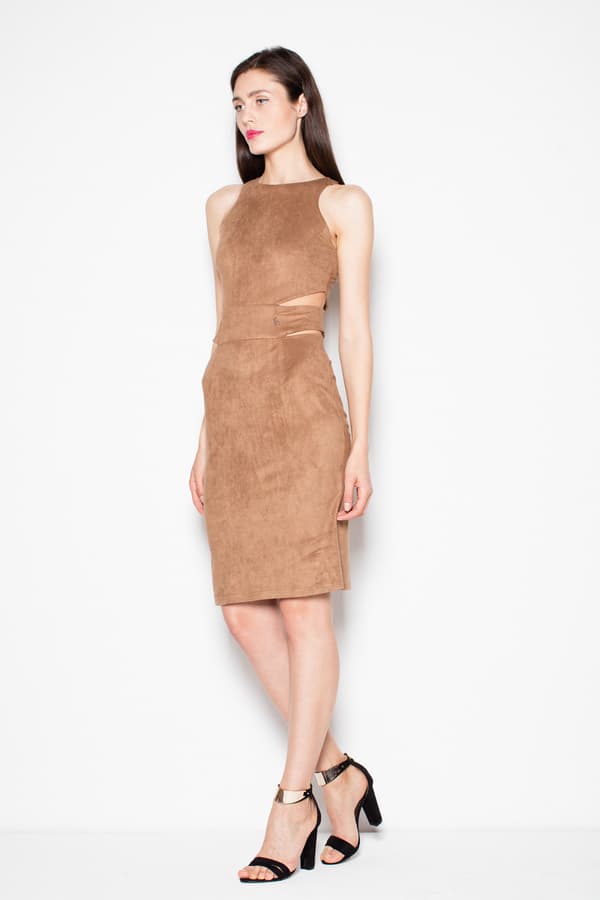 Kjole VT058 Brun XL