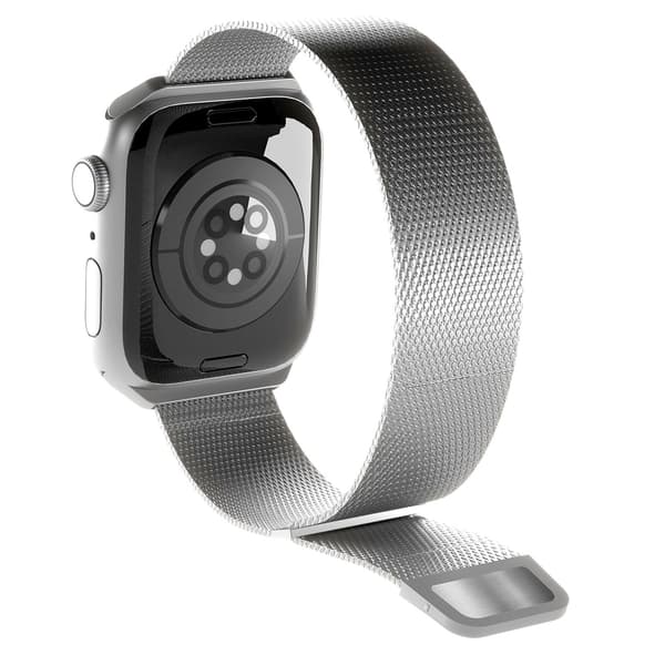 Apple Watch Rustfrit Stål Milanese Rem 38 40 41mm - Sølv
