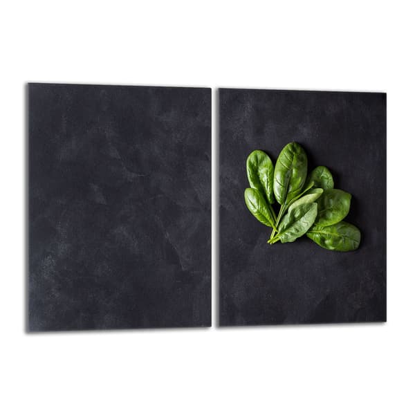 Glasbeskyttelsesplade til komfur 2x40x52 Basil