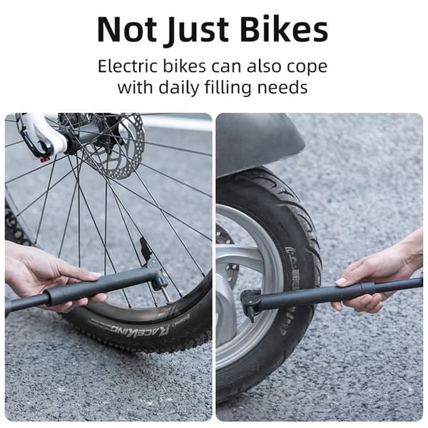 Handcykelpump - svart