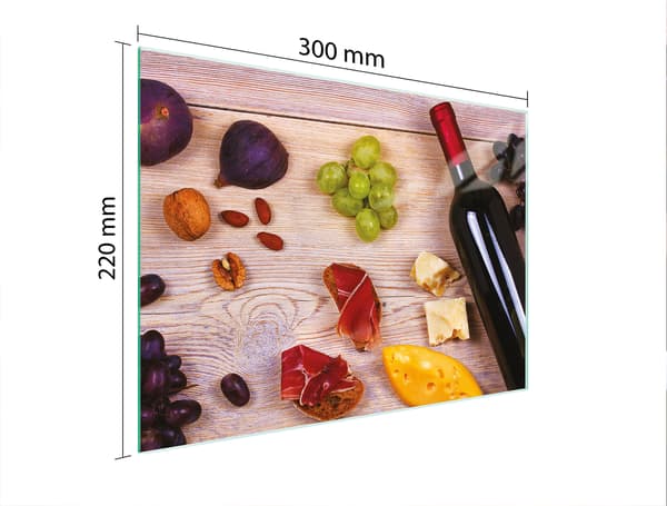 GLAS SKÄRBRÄDA 30x22 MAT