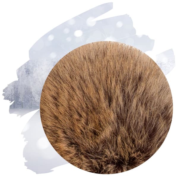 Sort foldet damehue med pompon - Peterson