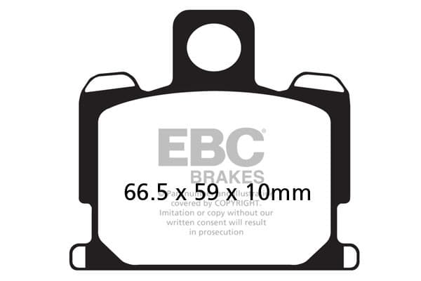 EBC FA070 bremseklodser (sæt til 1 skive)