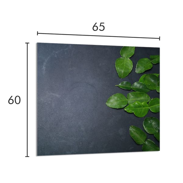 GLASPANEL FÖR KÖK 65x60 SKIFFER