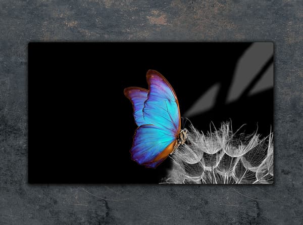 GLAS SKÆREBRÆT 52x30 BUTTERFLY