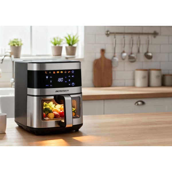 Ilmakeitin, suuri 9,1 l Berdsen 1700 W BD-656 hopea