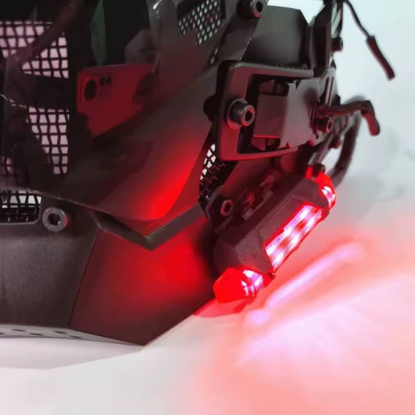 ROXAR USB LED baglygte til cykel - vandtæt, 4 tilstande